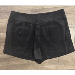 LOFT Black Rayon Blend‎ Dressy Skort Women's Size 14 Career